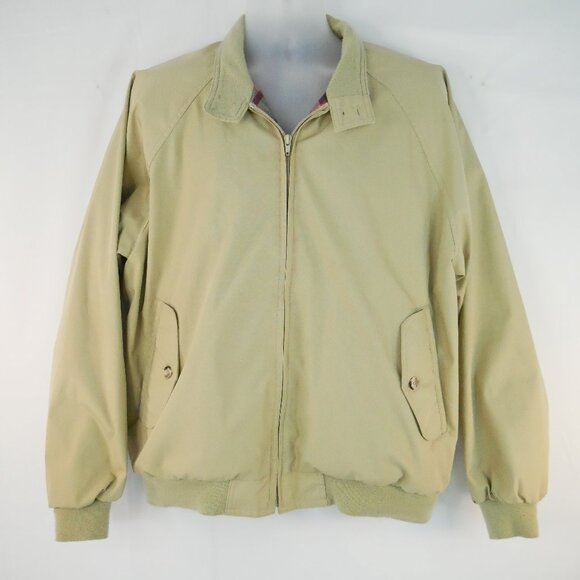 Men’s Vintage Sears & Roebuck Co. Vented Plaid Lined Tan Classic Jacket XL - Picture 1 of 7